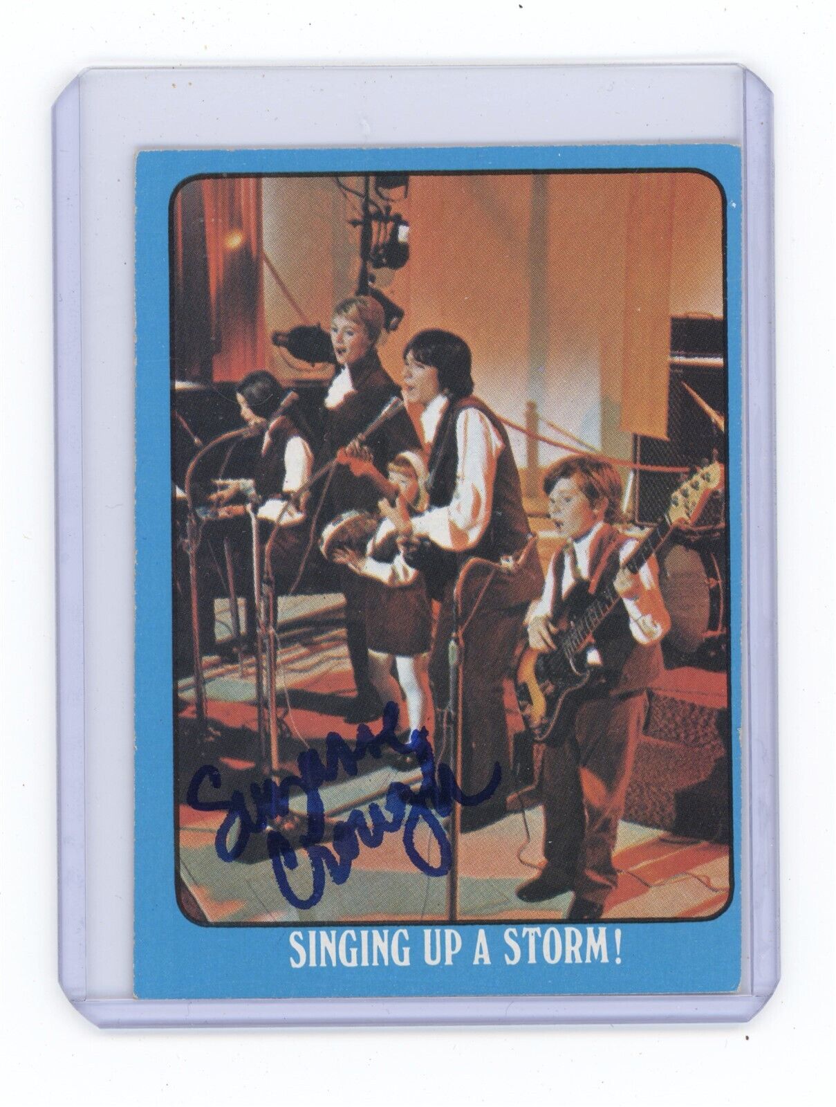 Suzanne Crough Signed Autographed 1971 Topps Partridge Family Card