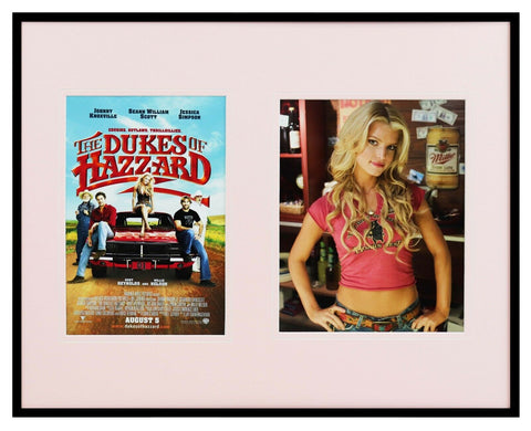 Jessica Simpson Framed 16x20 Dukes of Hazzard Photo & Poster Display