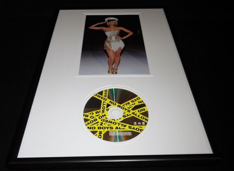 Keri Hilson Framed 12x18 Photo & No Boys Allowed CD Display