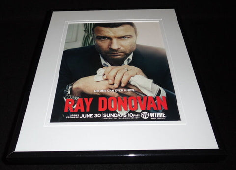 Ray Donovan 2013 Showtime Framed 11x14 ORIGINAL Advertisement Liev Schreiber