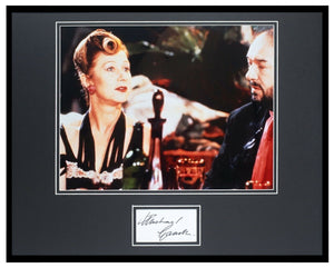 Michael Gambon Signed Framed 16x20 Photo Display The Cook Thief Wife Lover