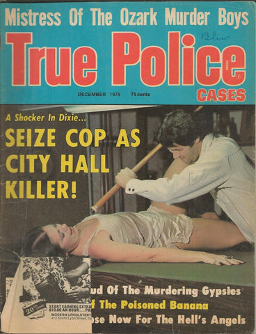 ORIGINAL Vintage December 1979 True Police Cases Magazine GGA