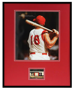 Ted Kluszewski 16x20 Framed Game Used Pants & Photo Display Reds 