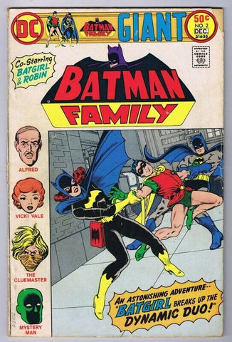 Batman Family #2 ORIGINAL Vintage 1975 DC Comics 