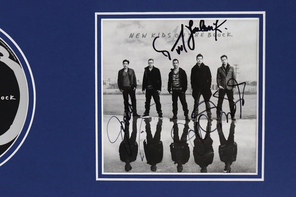 New Kids on the Block Signed Framed 16x20 CD + Photo Display CX