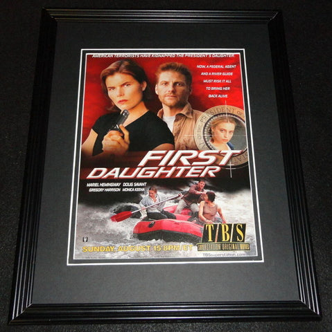 First Daughter 1999 Framed 11x14 ORIGINAL Advertisement Mariel Hemingway TBS