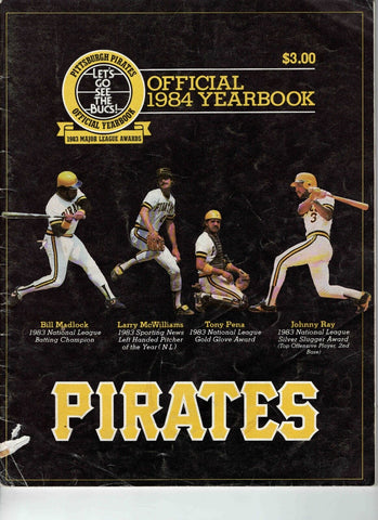 VINTAGE 1984 Pittsburgh Pirates Yearbook