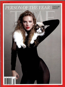 Dec 25 2023 Time Magazine Taylor Swift Person of the Year w/ cat NEWSSTAND