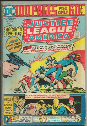 Justice League of America #114 ORIGINAL Vintage 1974 DC Comics 100 Page