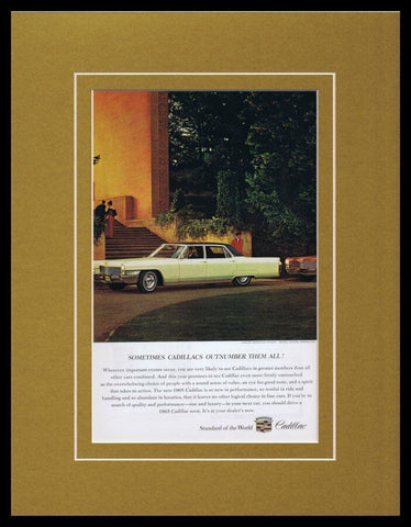 1965 Cadillac 11x14 Framed ORIGINAL Vintage Advertisement