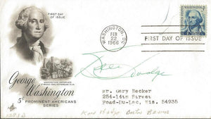 Ken Hodge Signed 1966 FDC Cachet Bruins