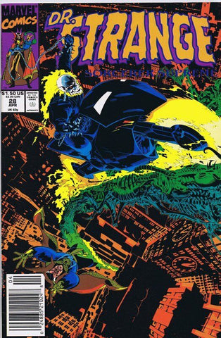 Doctor Strange #28 ORIGINAL Vintage 1991 Marvel Comics Newsstand Ghost Rider