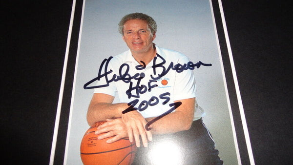 Hubie Brown Signed Framed 12x18 Photo Display Knicks