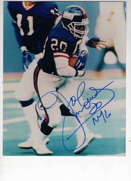 Joe Morris Signed 8x10 Photo Giants