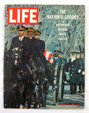 ORIGINAL Vintage Feb 10 1967 Life Magazine Goodbye to Astronauts