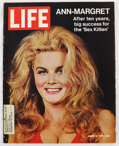 ORIGINAL Vintage Aug 6 1971 Life Magazine Ann-Margret