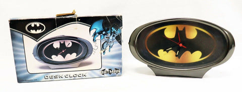 ORIGINAL Vintage in Box Vandor DC Comics Batman '89 Desk Clock Windable