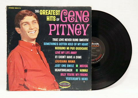 VINTAGE 1969 Gene Pitney Greatest Hits LP Record Album MS3174