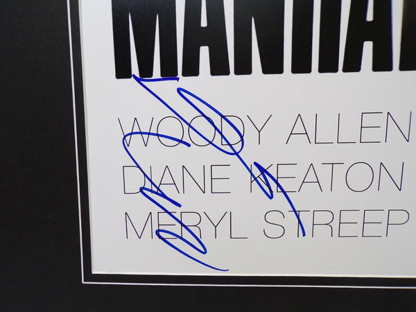 Diane Keaton Signed Framed 16x20 Manhattan Poster Display 