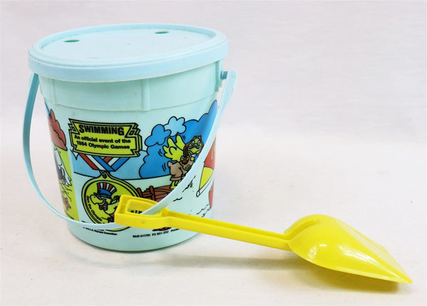 VINTAGE 1984 McDonald's Happy Pail Beach Bucket 84 Olympics