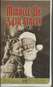 VINTAGE Miracle on 34th Street VHS Cassette Maureen O'Hara Natalie Wood