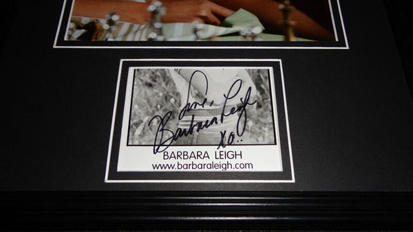 Barbara Leigh Signed Framed 11x14 Photo Display Vampirella 