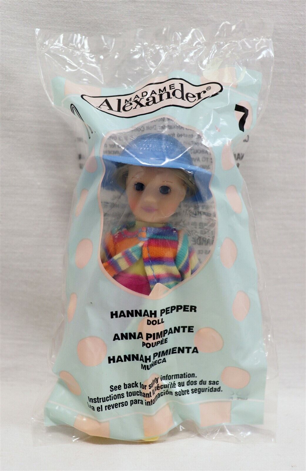 VINTAGE SEALED 2003 McDonald's Madame Alexander Hannah Pepper Doll