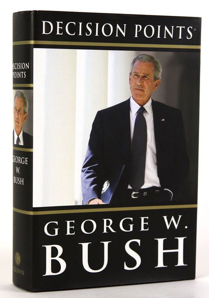 George W Bush Signed 2010 Decision Points Hardback Book JSA 