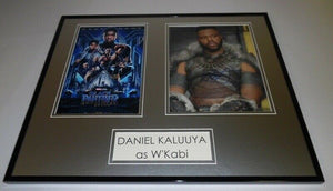 Daniel Kaluuya Signed Framed 16x20 Black Panther W'Kabi Photo Set