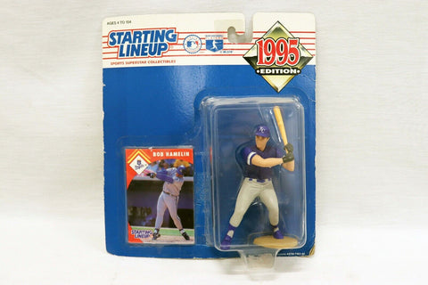 VINTAGE SEALED 1995 Bob Hamelin Starting Lineup Figure & Card Royals