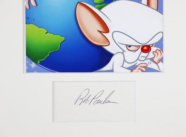 Rob Paulsen Signed Framed 11x14 Photo Display AW Pinky and the Brain