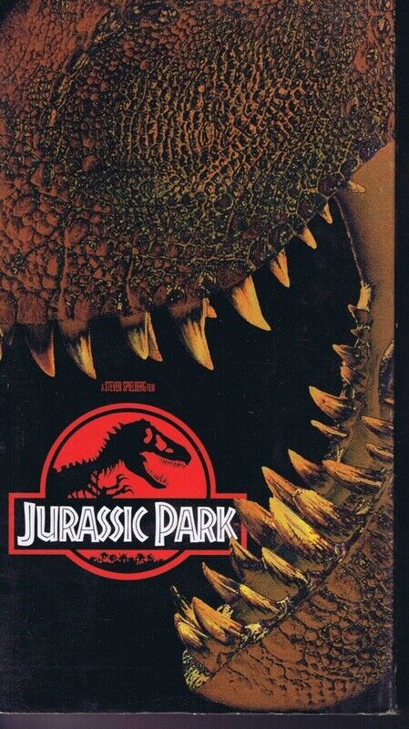 Jurassic Park VINTAGE VHS Cassette Jeff Goldblum Sam Neill Laura Dern