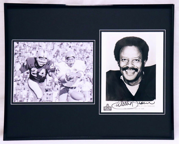 Willie Brown Signed Framed 16x20 Photo Display Raiders