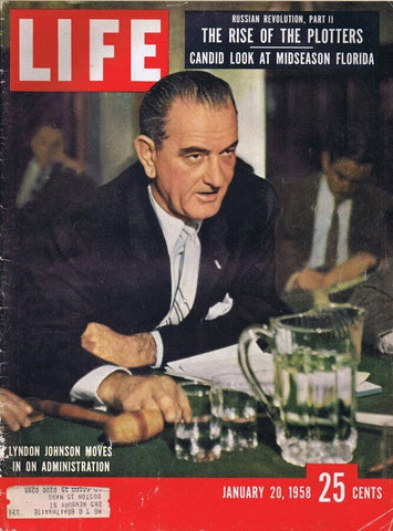 ORIGINAL Vintage Life Magazine January 20 1958 Lyndon Johnson