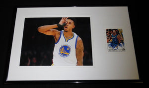 Nick Young Signed Framed 11x17 Photo Display Warriors