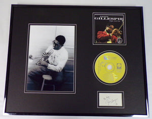 Dizzy Gillespie Signed Framed 16x20 Night & Day CD & Photo Display JSA