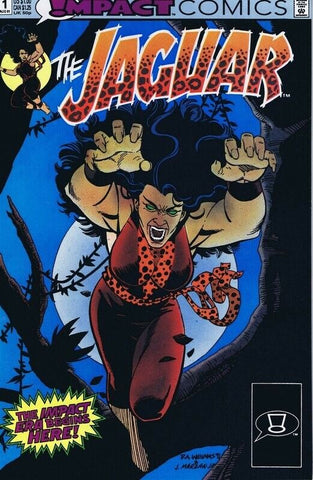 Jaguar #1 ORIGINAL Vintage 1991 Impact Comics GGA