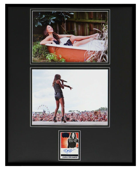 Jana Kramer Signed Framed 16x20 Photo Set PANINI One Tree Hill