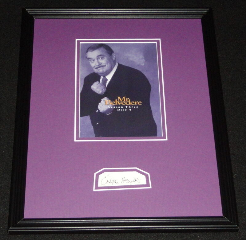 Christopher Hewett Facsimile Signed Framed 11x14 Photo Display Mr Belvedere