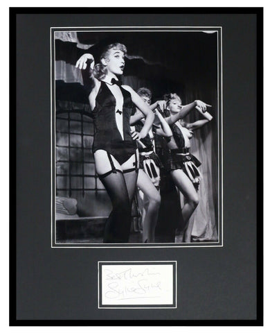 Sylvia Syms Signed Framed 16x20 Photo Display Expresso Bongo