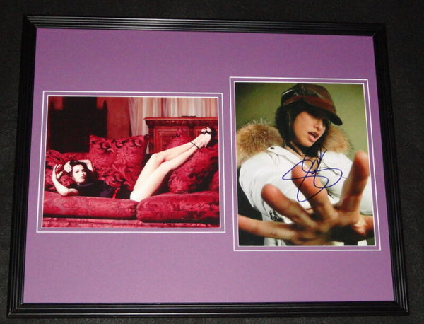 Gina Gershon Signed Framed 16x20 Photo Set Showgirls Bound Palmetto