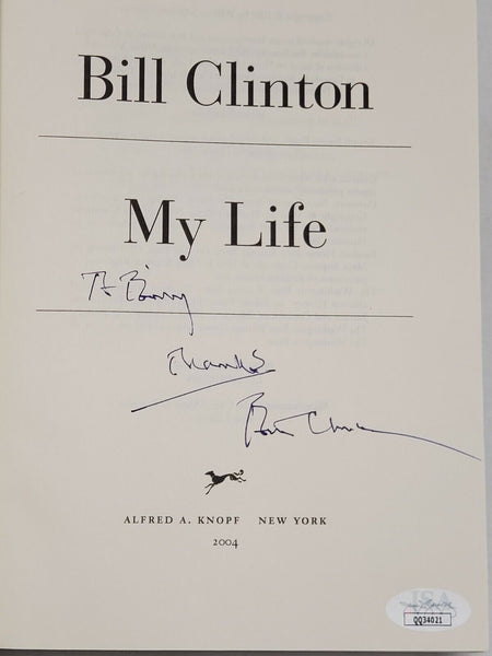 Bill Clinton Signed 2004 My Life 1st Edition Hardcover Book JSA