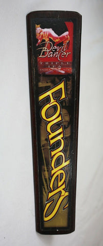 ORIGINAL Vintage Founders Devil Dancer Beer Tap Handle