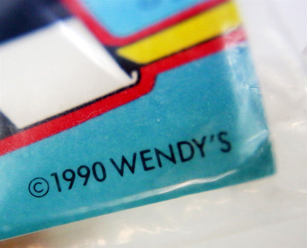 VINTAGE SEALED 1990 Wendy's Restaurant Frosty Fast Food Racers 