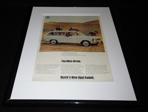 1968 Buick Opel Kadett Framed 11x14 ORIGINAL Vintage Advertisement