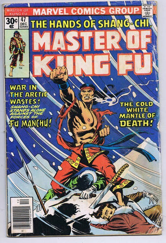 Master of Kung Fu #47 ORIGINAL Vintage 1976 Marvel Comics Shang Chi