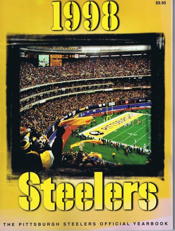 1998 Pittsburgh Steelers Yearbook Hines Ward Alan Faneca Rookie Season