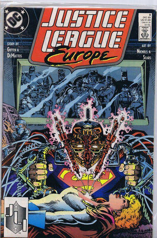 Justice League Europe #9 ORIGINAL Vintage 1989 DC Comics