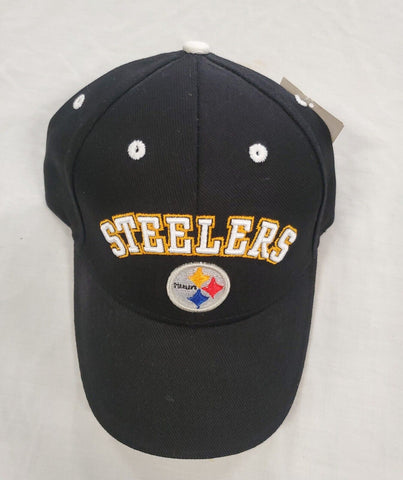 VINTAGE NWT Pittsburgh Steelers NFL Embroidered Adjustable Snapback Cap Hat