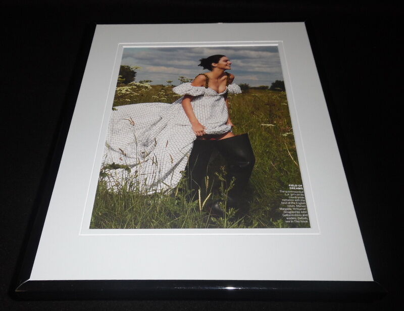 Kendall Jenner 2016 in hip waders Framed 11x14 Photo Display